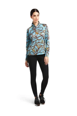 Ariat Sunstopper 2.0 Damen 1/4 Zip Baselayer Shirt*Damen Shirts & Polos Für Damen