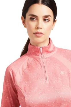 Ariat Sunstopper 2.0 Damen 1/4 Zip Baselayer Shirt*Damen Shirts & Polos Für Damen