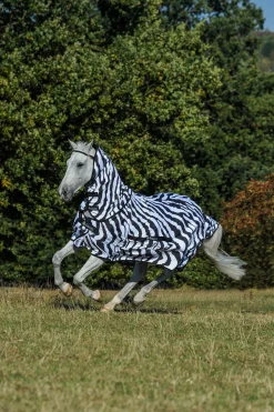 Bucas Sweet-Itch Zebra Ekzemerdecke mit festem Halsteil* Fliegendecken