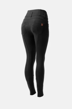 Horze Tara Damen Reithose mit Silikonvollbesatz und hohem Bund*Damen Reithose Für Damen Mit Vollbesatz