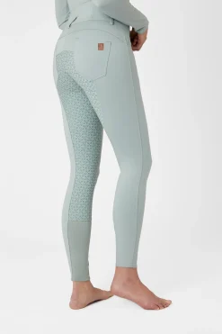 Horze Tara Damen Reithose mit Silikonvollbesatz und hohem Bund*Damen Reithose Für Damen Mit Vollbesatz