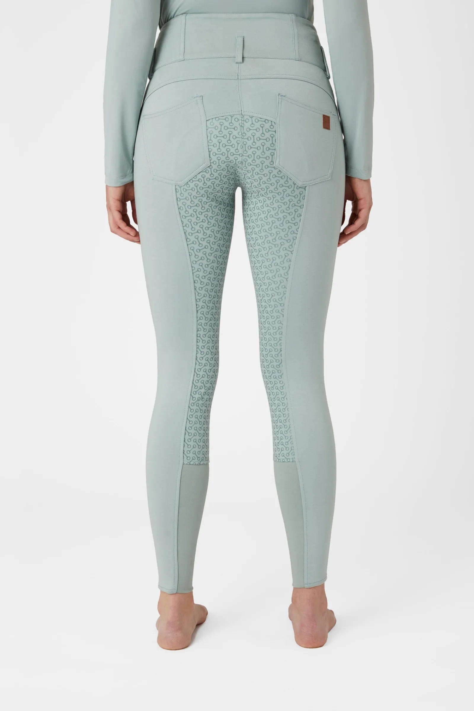 Horze Tara Damen Reithose mit Silikonvollbesatz und hohem Bund*Damen Reithose Für Damen Mit Vollbesatz