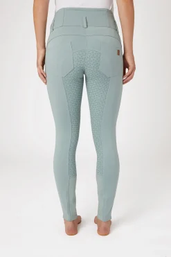 Horze Tara Damen Reithose mit Silikonvollbesatz und hohem Bund*Damen Reithose Für Damen Mit Vollbesatz
