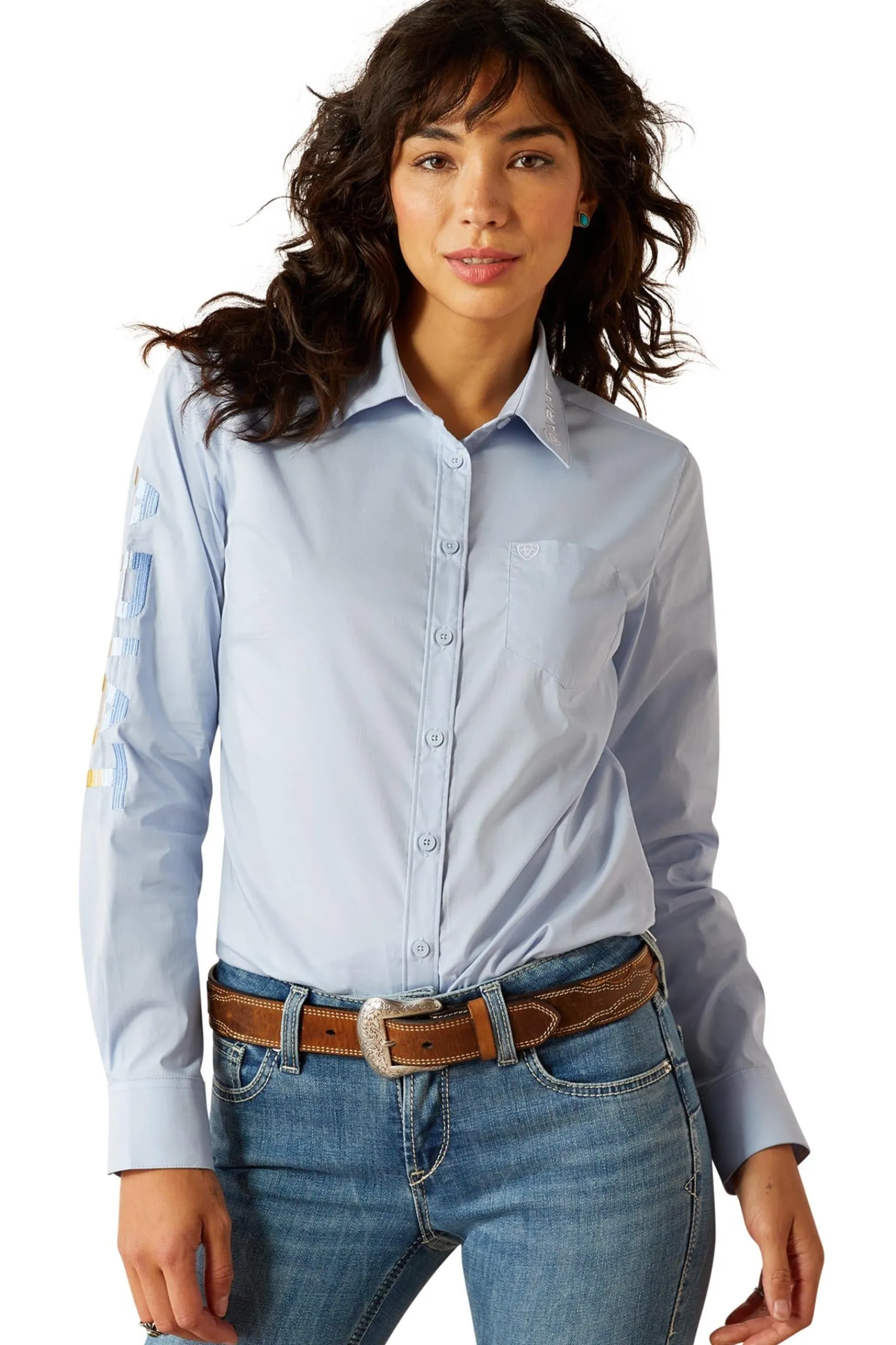 Ariat Team Kirby Damen Langarm Stretch Shirt*Damen Shirts & Polos Für Damen