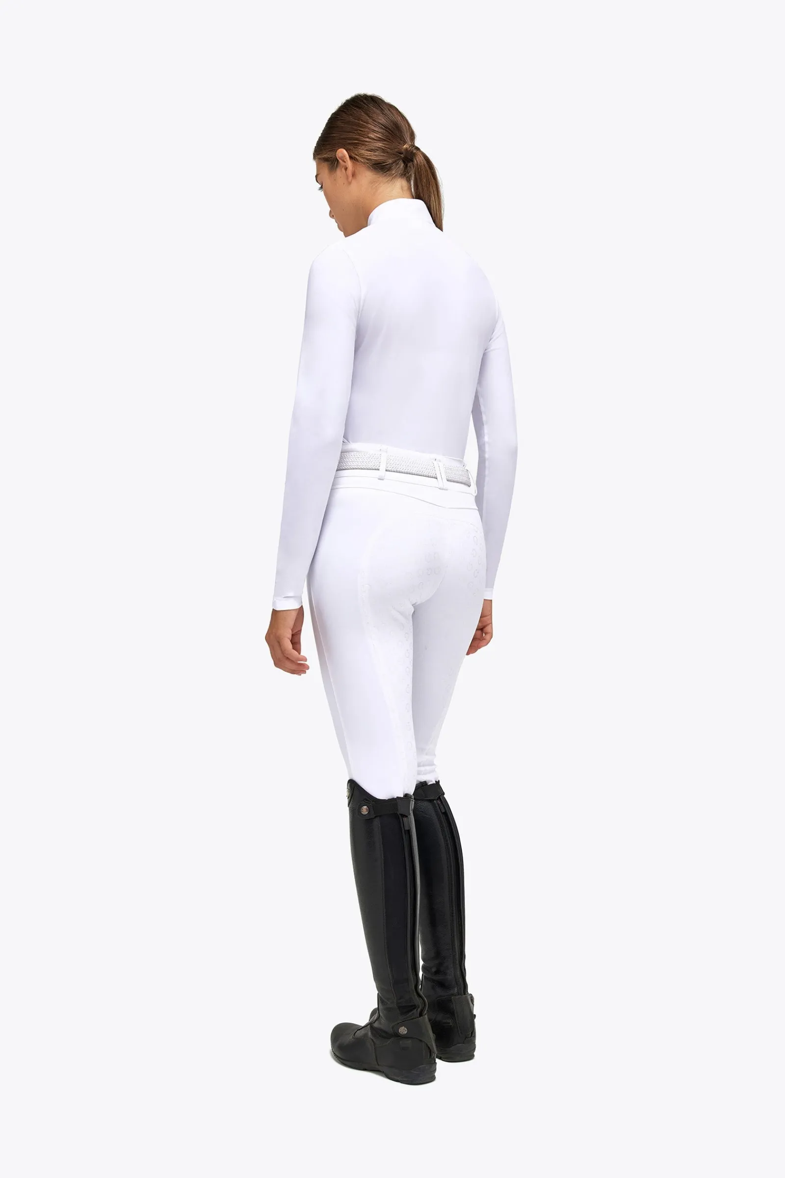Cavalleria Toscana Tech Jersey Piqué Damen-Langarm-Turniershirt*Damen Shirts & Polos Für Damen