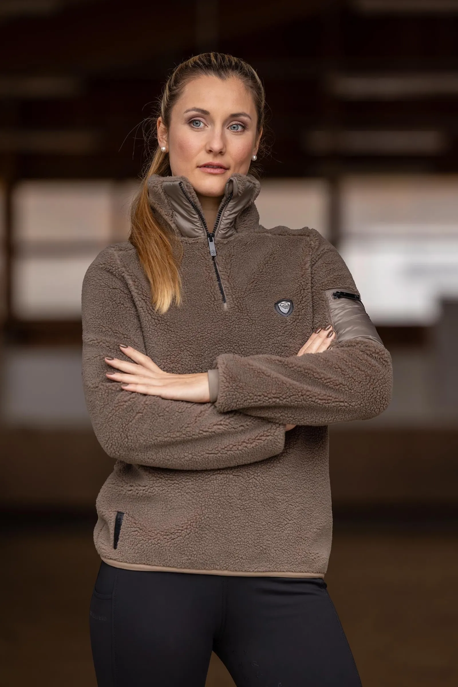 Covalliero Teddy Damen Sweatshirt*Damen Damenpullover & Hoodies