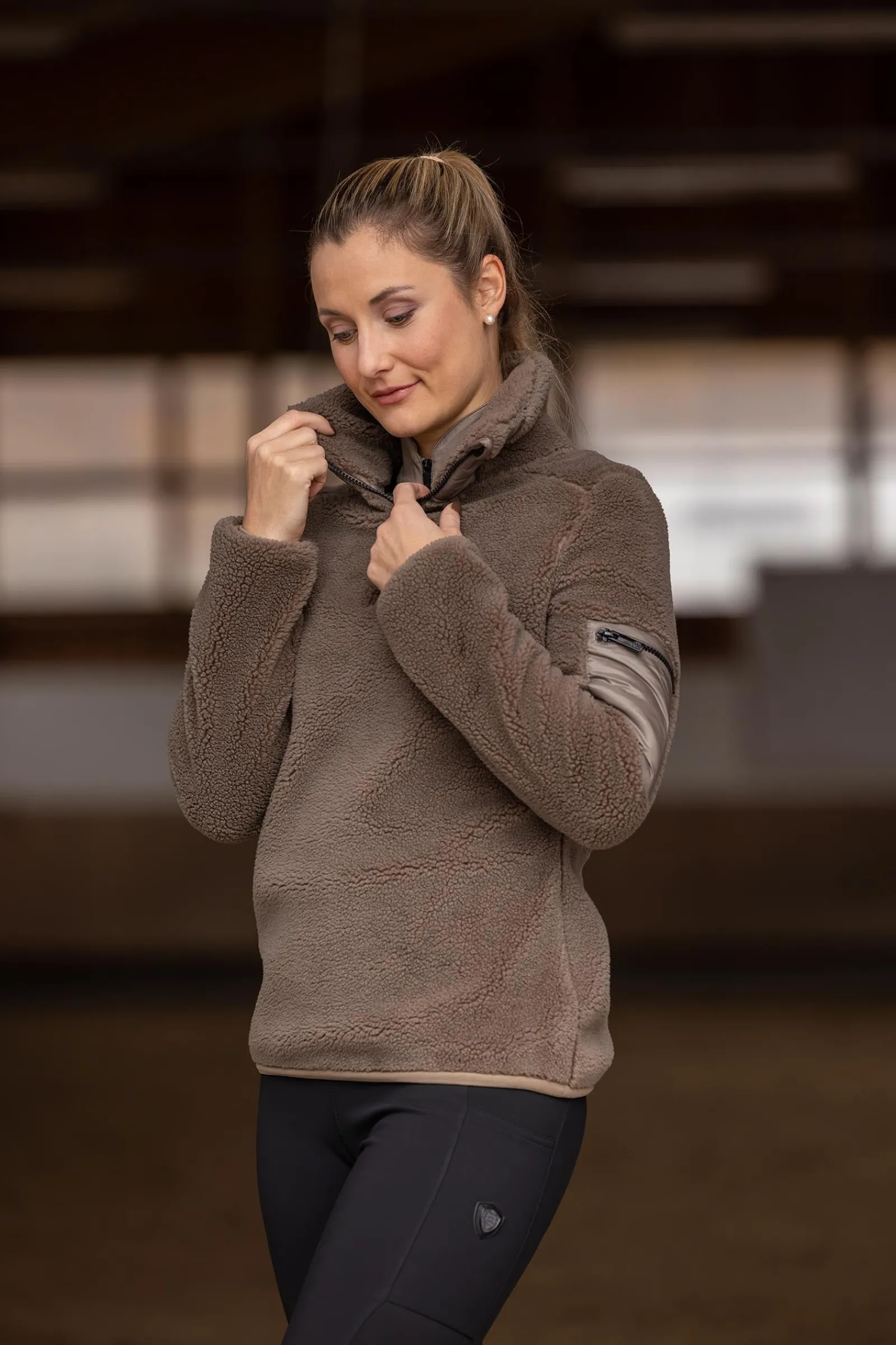 Covalliero Teddy Damen Sweatshirt*Damen Damenpullover & Hoodies