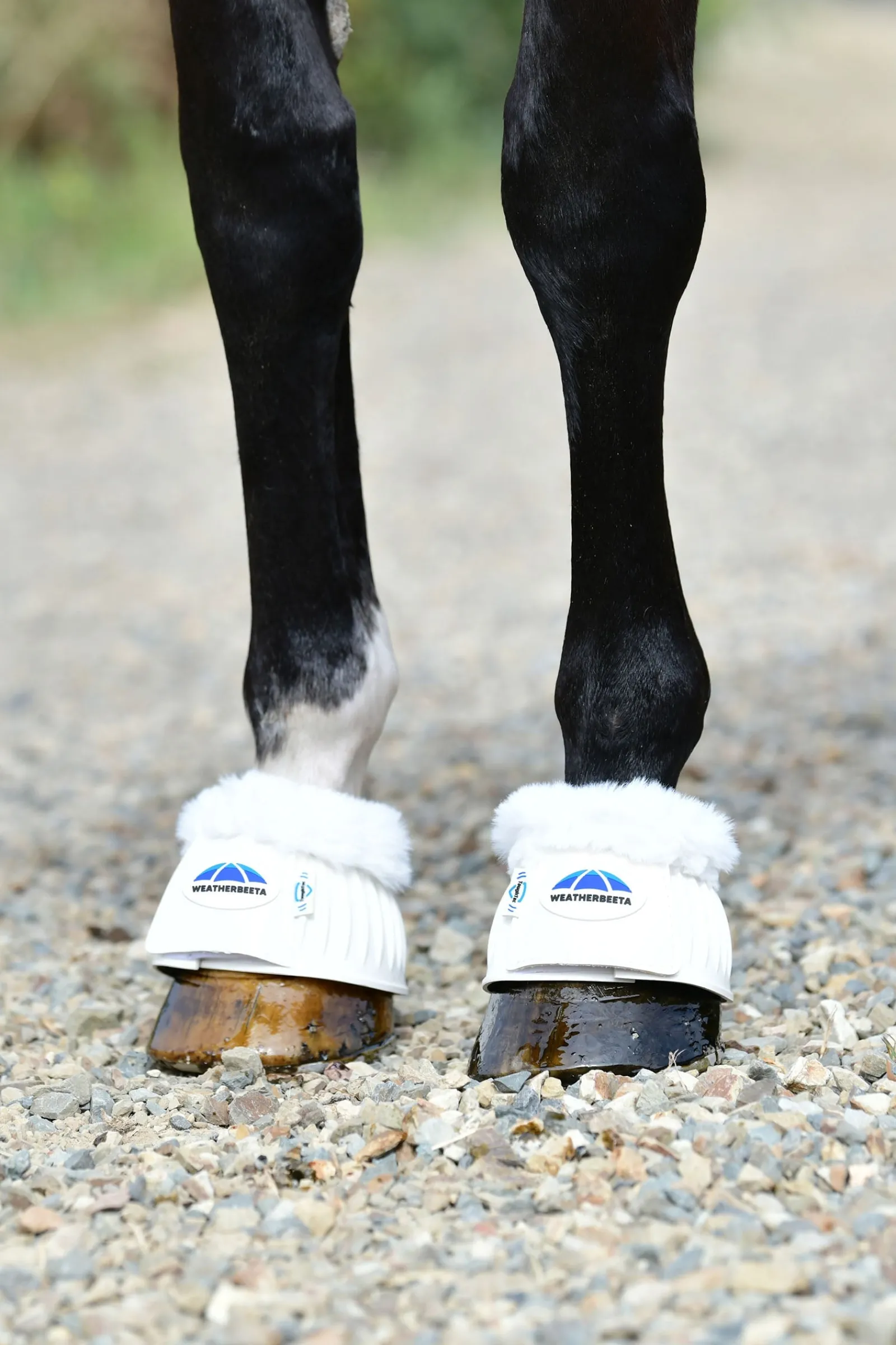 Weatherbeeta Tough-Tec Prime Gummihufglocken mit Fleece-Umrandung* Over Reach Boots