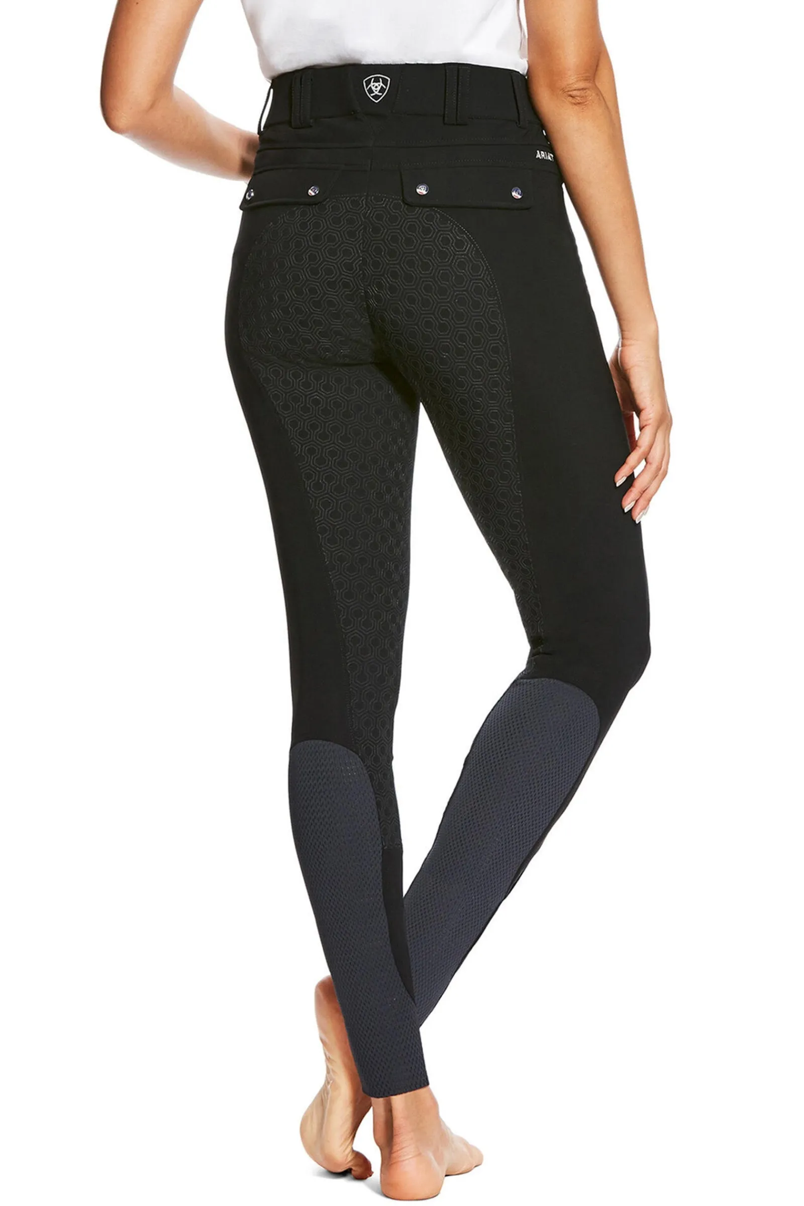 Ariat Tri Factor Damen Vollbesatzreithose mit Silikongrip*Damen Reithose Für Damen Mit Vollbesatz