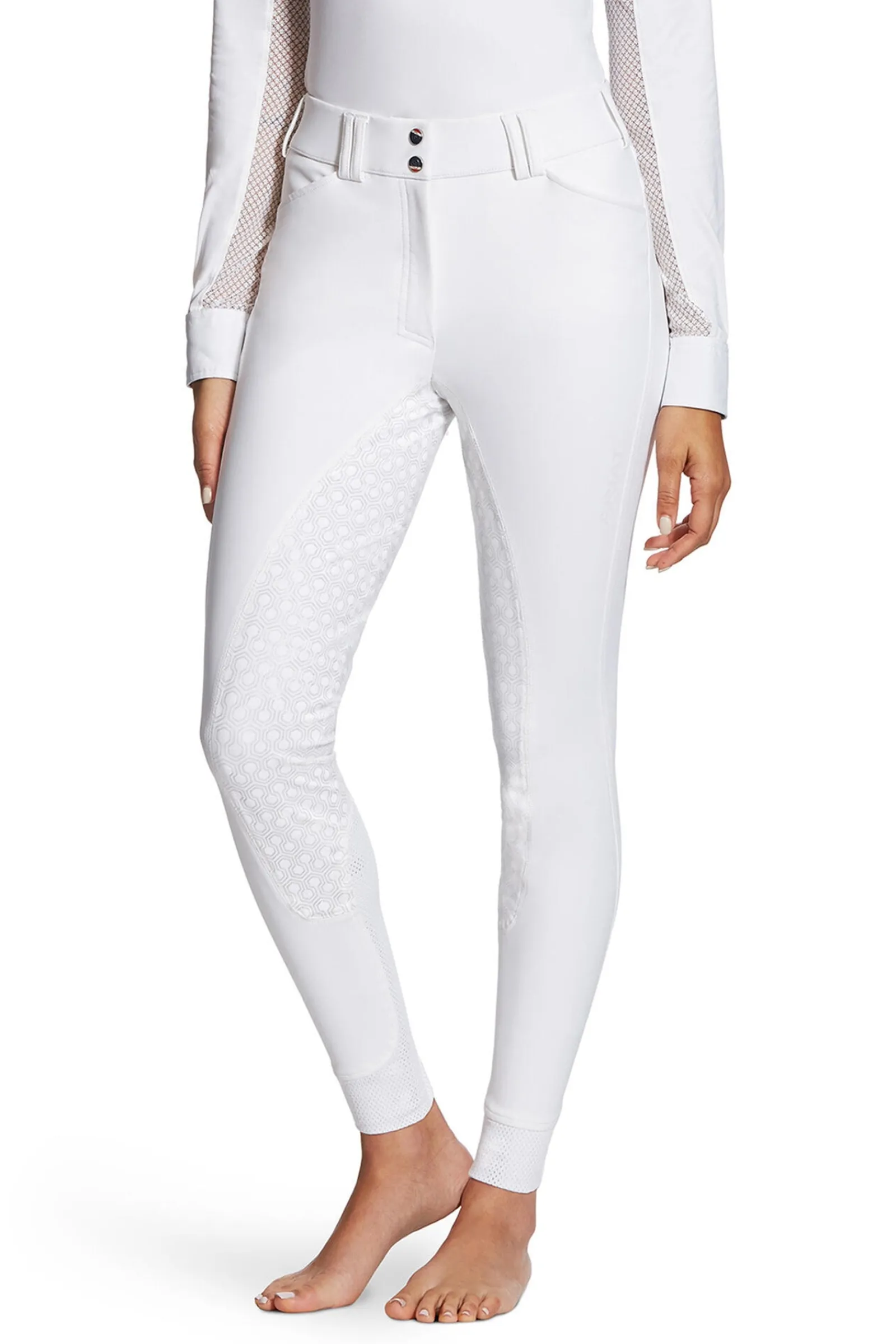 Ariat Tri Factor Damen Vollbesatzreithose mit Silikongrip*Damen Reithose Für Damen Mit Vollbesatz