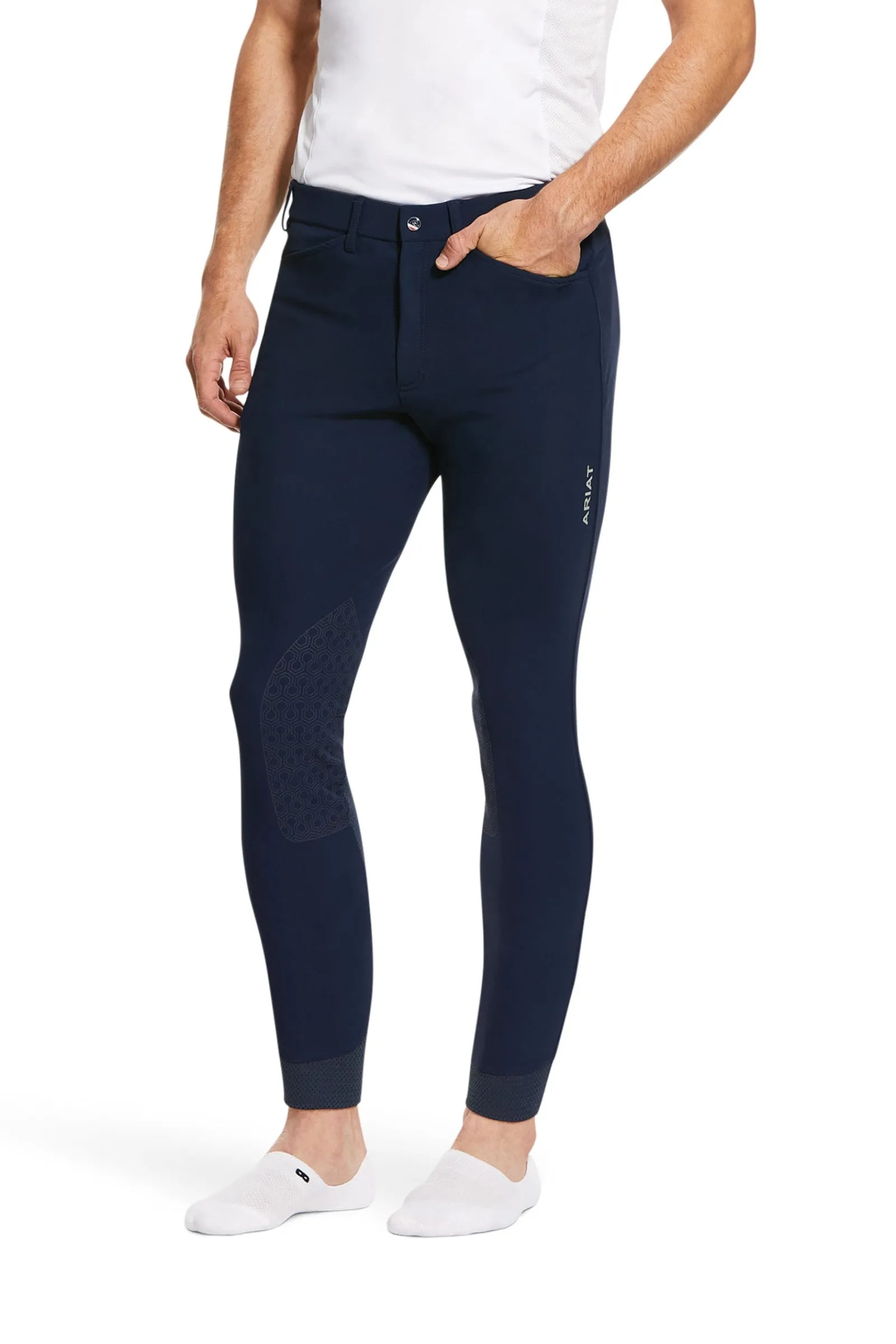 Ariat Tri Factor Grip Herren Reithose mit Kniebesatz*Herren Reithosen Für Herren