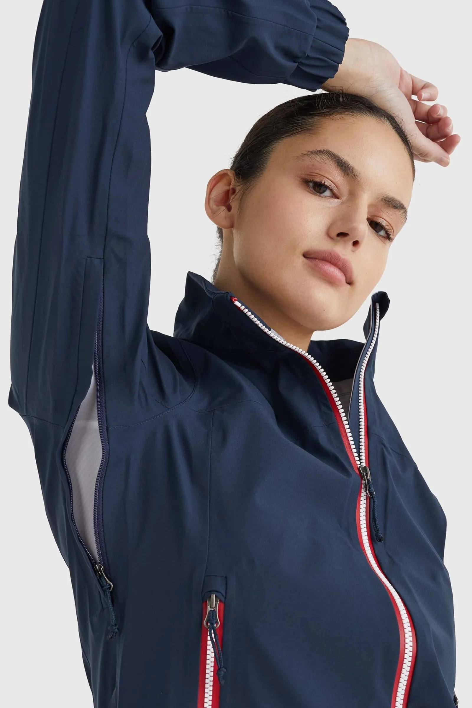 Tommy Hilfiger Equestrian Unicolor Damen Regenjacke*Damen Mäntel & Jacken Für Damen