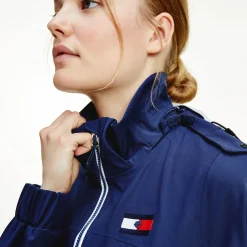 Tommy Hilfiger Equestrian Unicolor Damen Regenjacke*Damen Mäntel & Jacken Für Damen