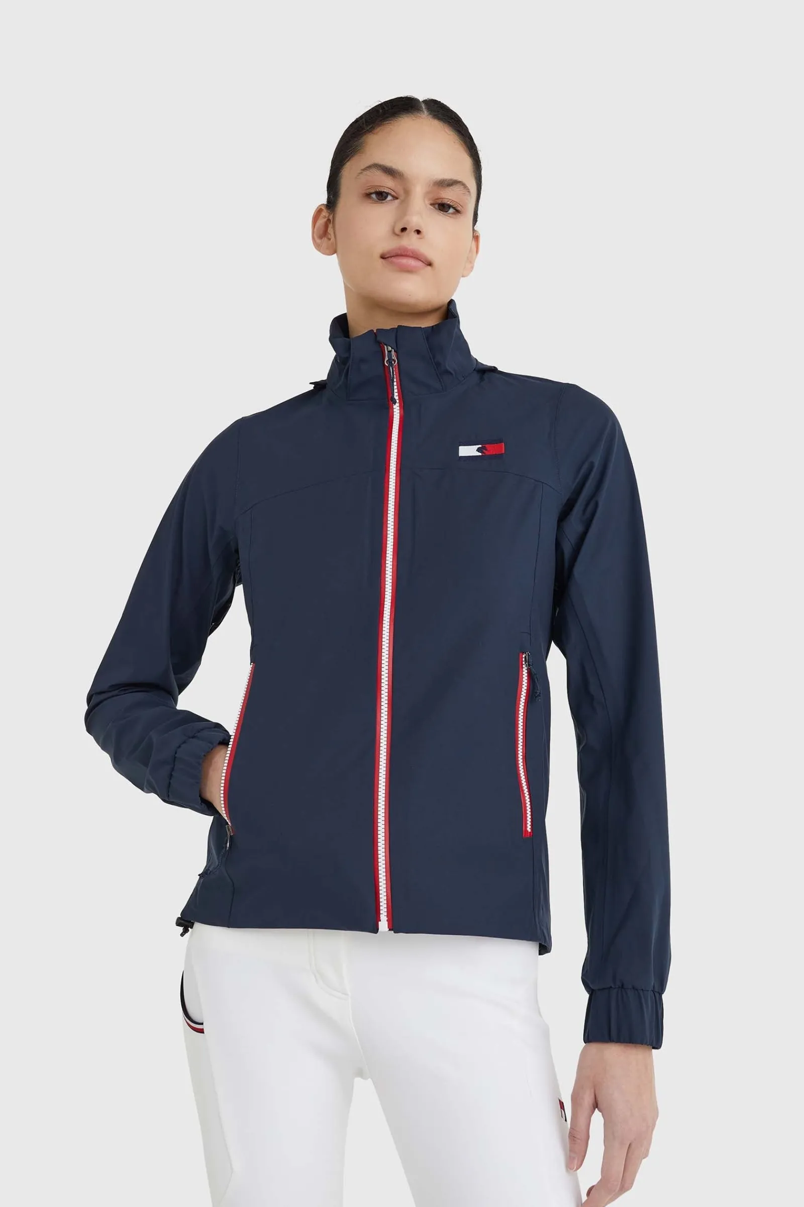 Tommy Hilfiger Equestrian Unicolor Damen Regenjacke*Damen Mäntel & Jacken Für Damen
