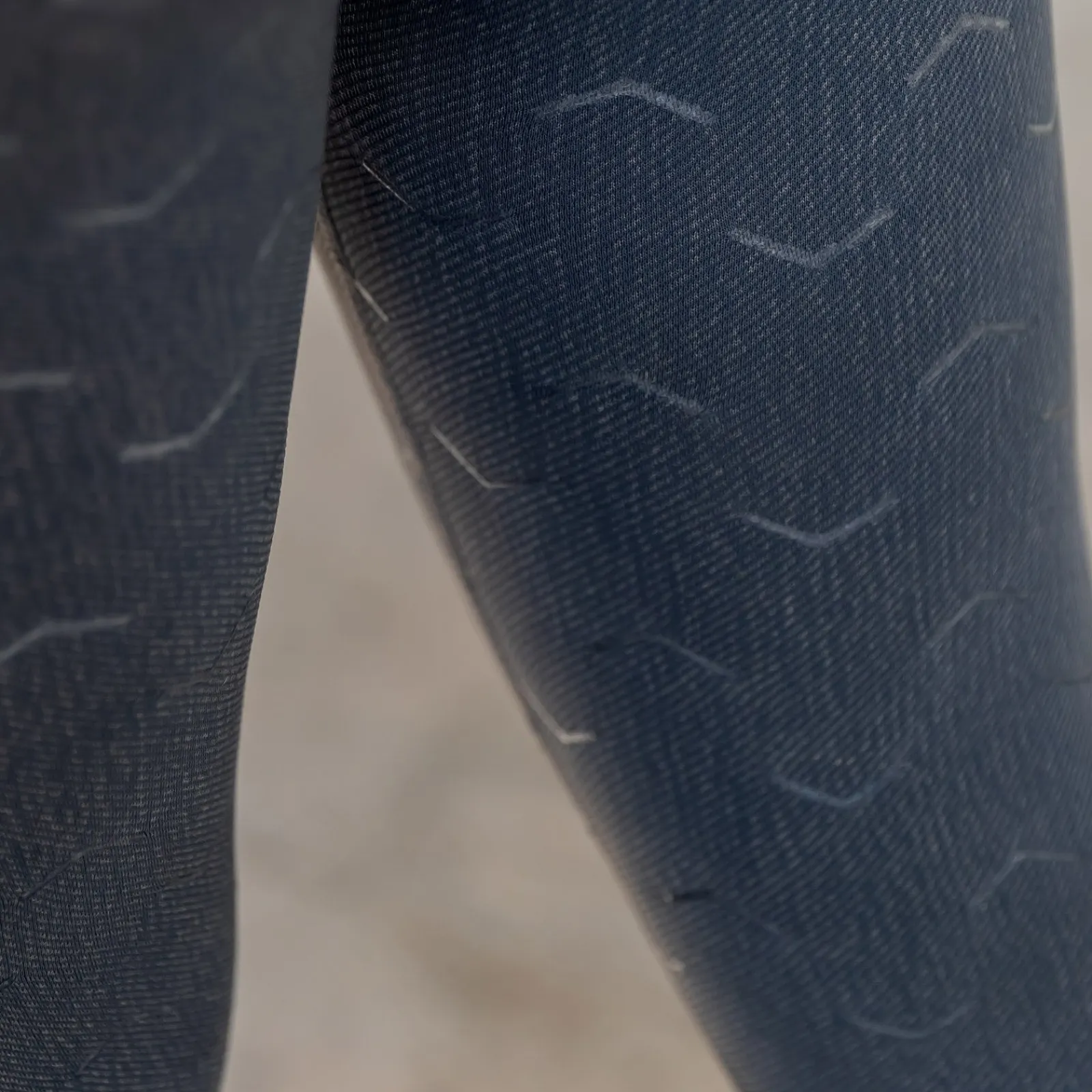 Horze Vanessa Reitleggings mit Vollbesatz, Nahtlos in Jeansoptik*Damen Reitleggings Für Damen