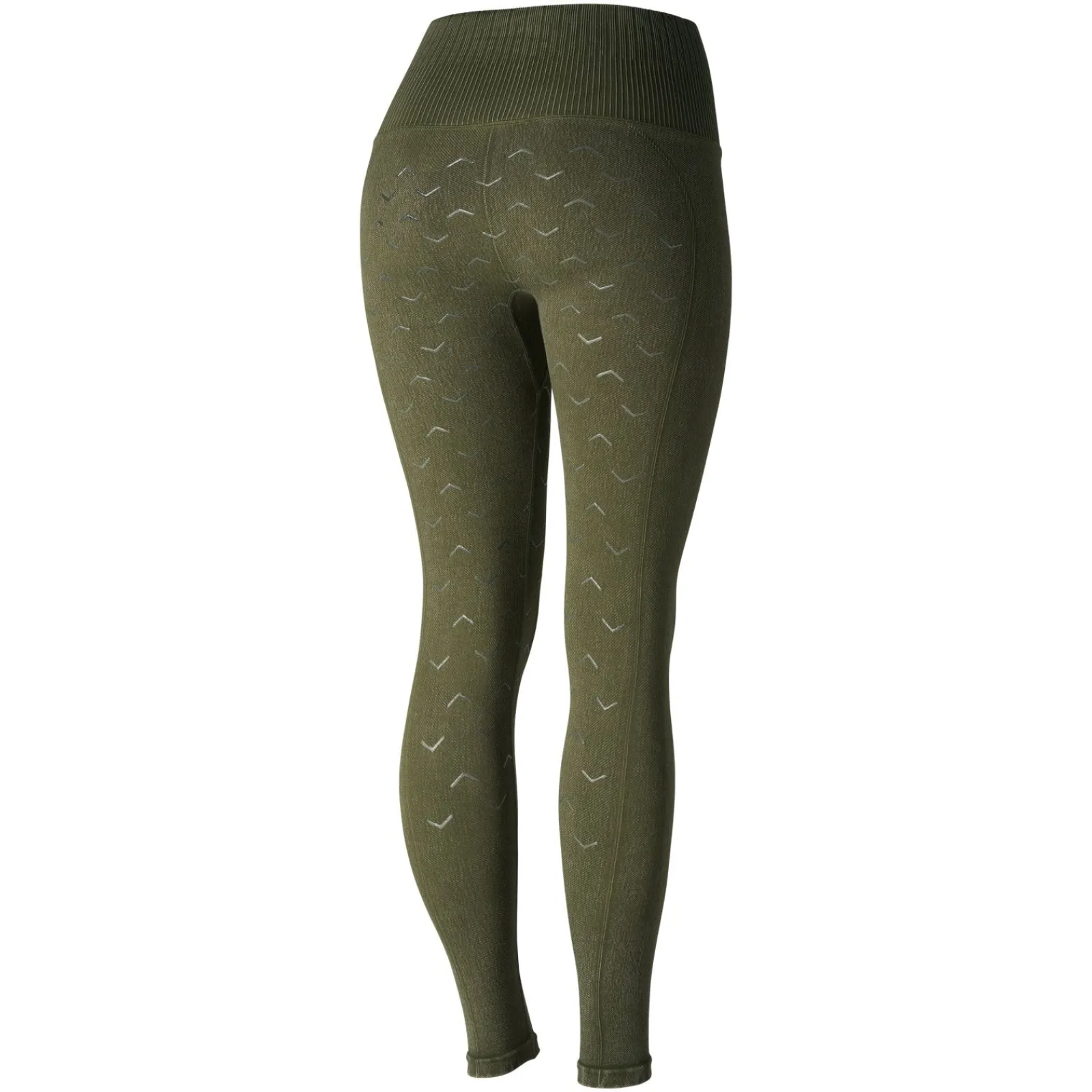 Horze Vanessa Reitleggings mit Vollbesatz, Nahtlos in Jeansoptik*Damen Reitleggings Für Damen