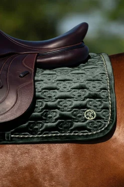 PS of Sweden Velvet Monogram Springschabracke* Spring- & Vielseitigkeitsschabracken