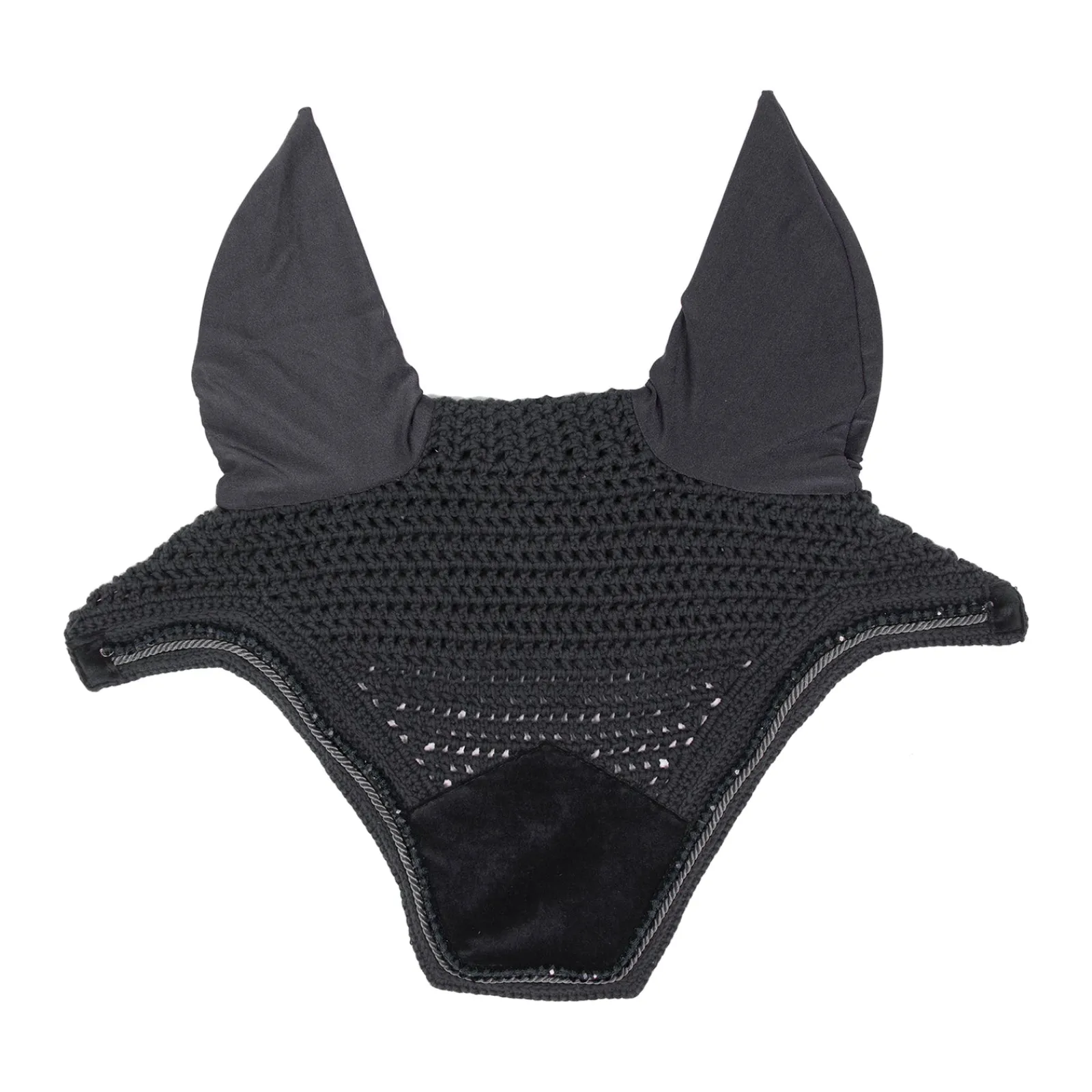 Kentucky Horsewear Velvet Pearls Fliegenhaube* Ohrenhauben|Ohrenhauben