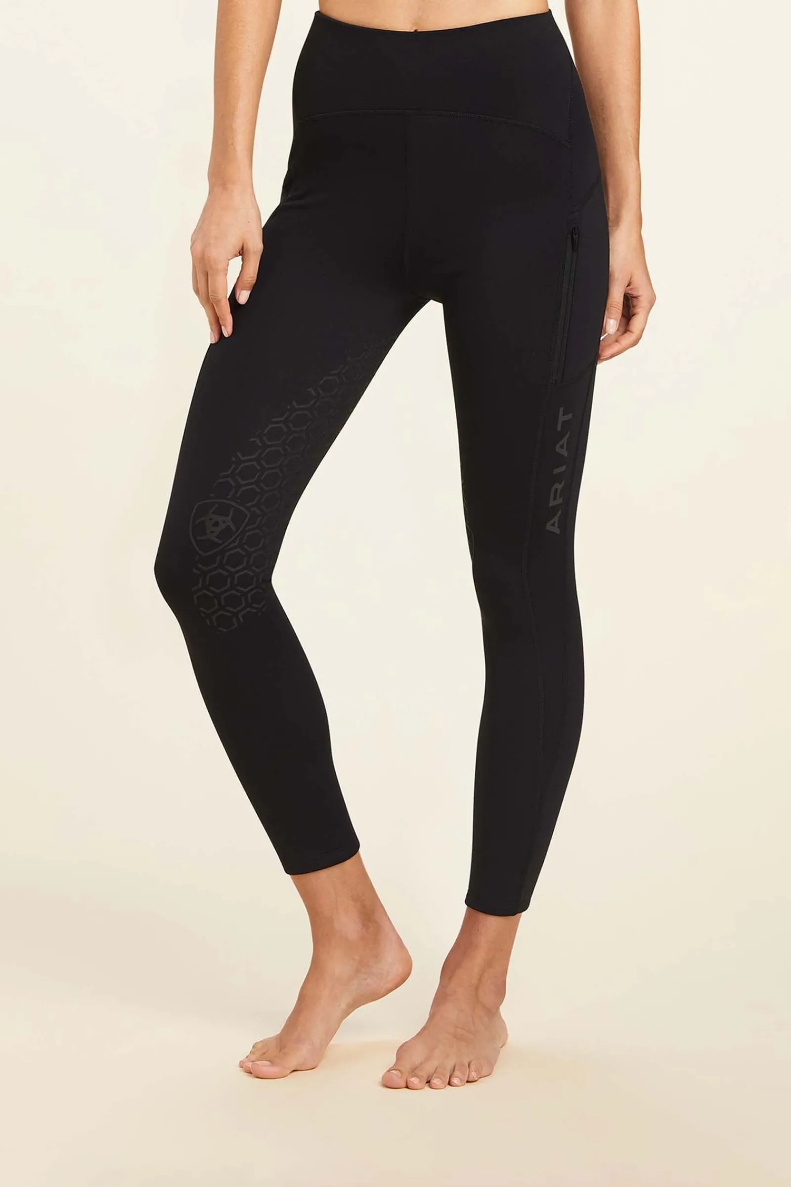 Ariat Venture Thermal Damen Reitleggings mit Halbgrip*Damen Thermoreithosen Und -Reitleggins Für Damen