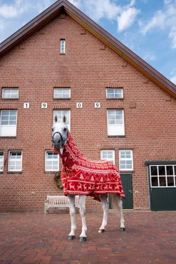 Horze Weihnachts-Pullover für Pferde* Abschwitzdecken