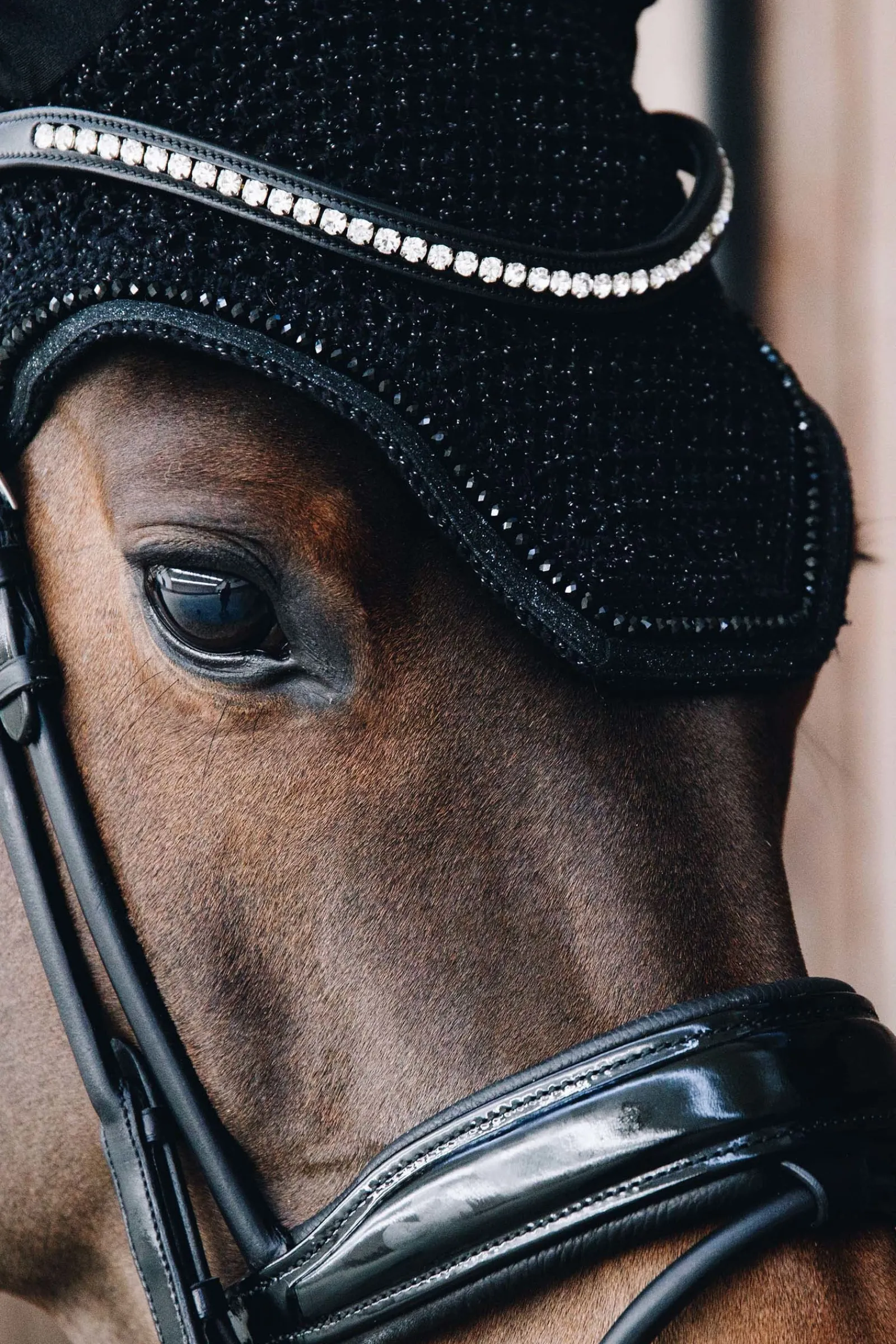Kentucky Horsewear Wellington Glitter Fliegenhaube* Ohrenhauben|Ohrenhauben