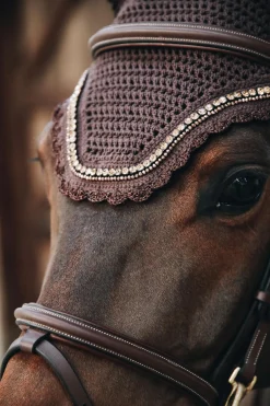 Kentucky Horsewear Wellington Stone & Pearl Fliegenhaube* Ohrenhauben|Ohrenhauben